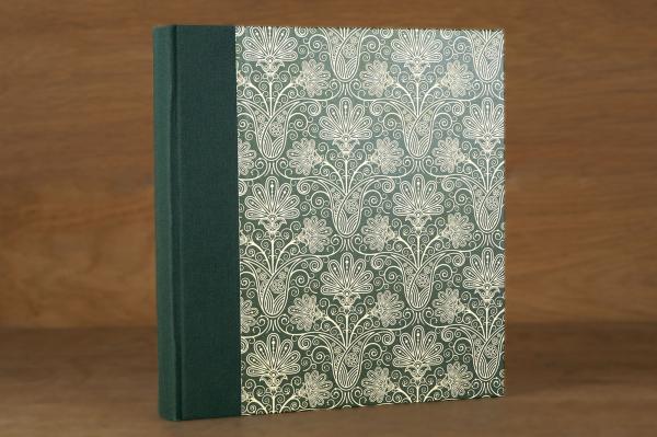 Klassisches Fotoalbum, "Leni", grünes Fotoalbum